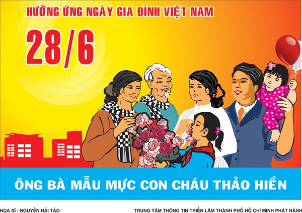 Ngày gia đình Việt Nam: Ngày gia đình Việt Nam là dịp để tôn vinh giá trị của gia đình đối với mỗi cá nhân và xã hội. Hãy cùng nhau tổ chức những hoạt động ý nghĩa để tăng cường tình cảm gia đình, gắn kết mỗi thành viên trong gia đình.